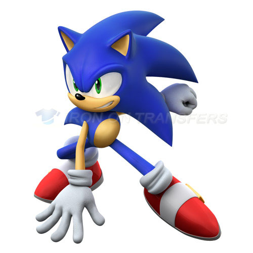 Sonic the Hedgehog Iron-on Stickers (Heat Transfers)NO.5342